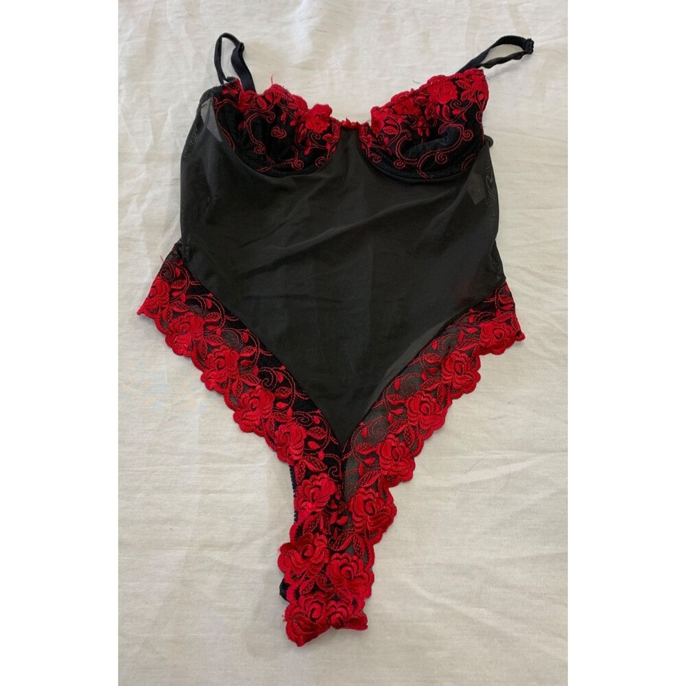 PRIVATE LUXURIES WOMENS UNDERWIRE BODYSUIT ONE PIECE SIZE L